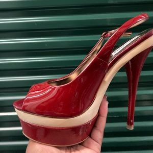 Steve Madden red stiletto heels